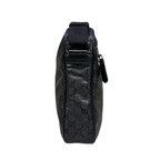Imprime Messenger Bag Black GG Coated Canvas Silver-Tone Hardware