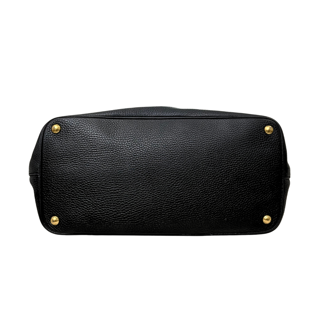 Vitello Daino Tote Bag Gold Hardware