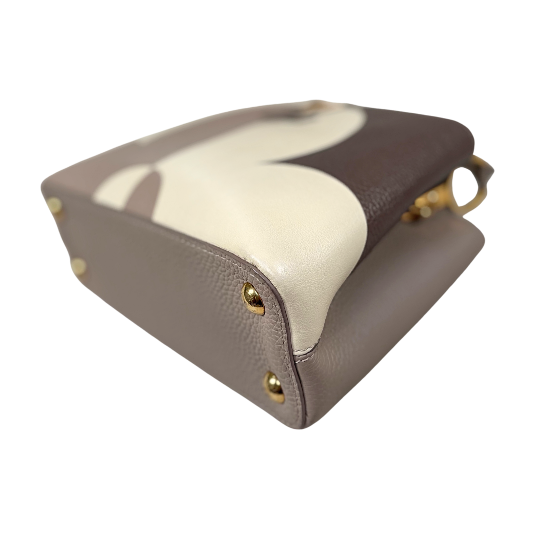 Capucines BB Taurillon Leather Multicolor Gold Hardware