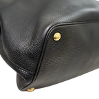 Vitello Daino Tote Bag Gold Hardware