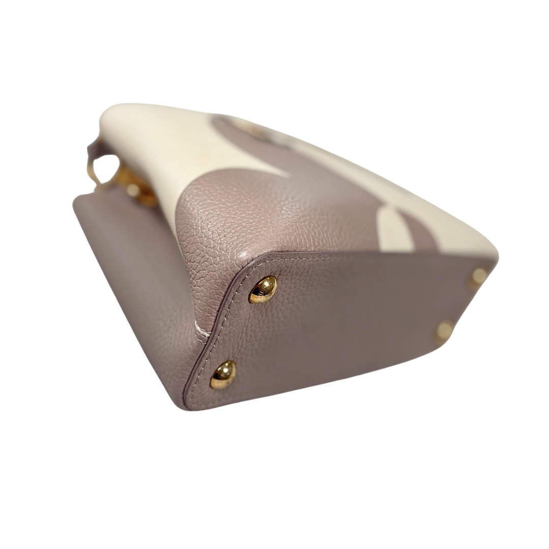 Capucines BB Taurillon Leather Multicolor Gold Hardware